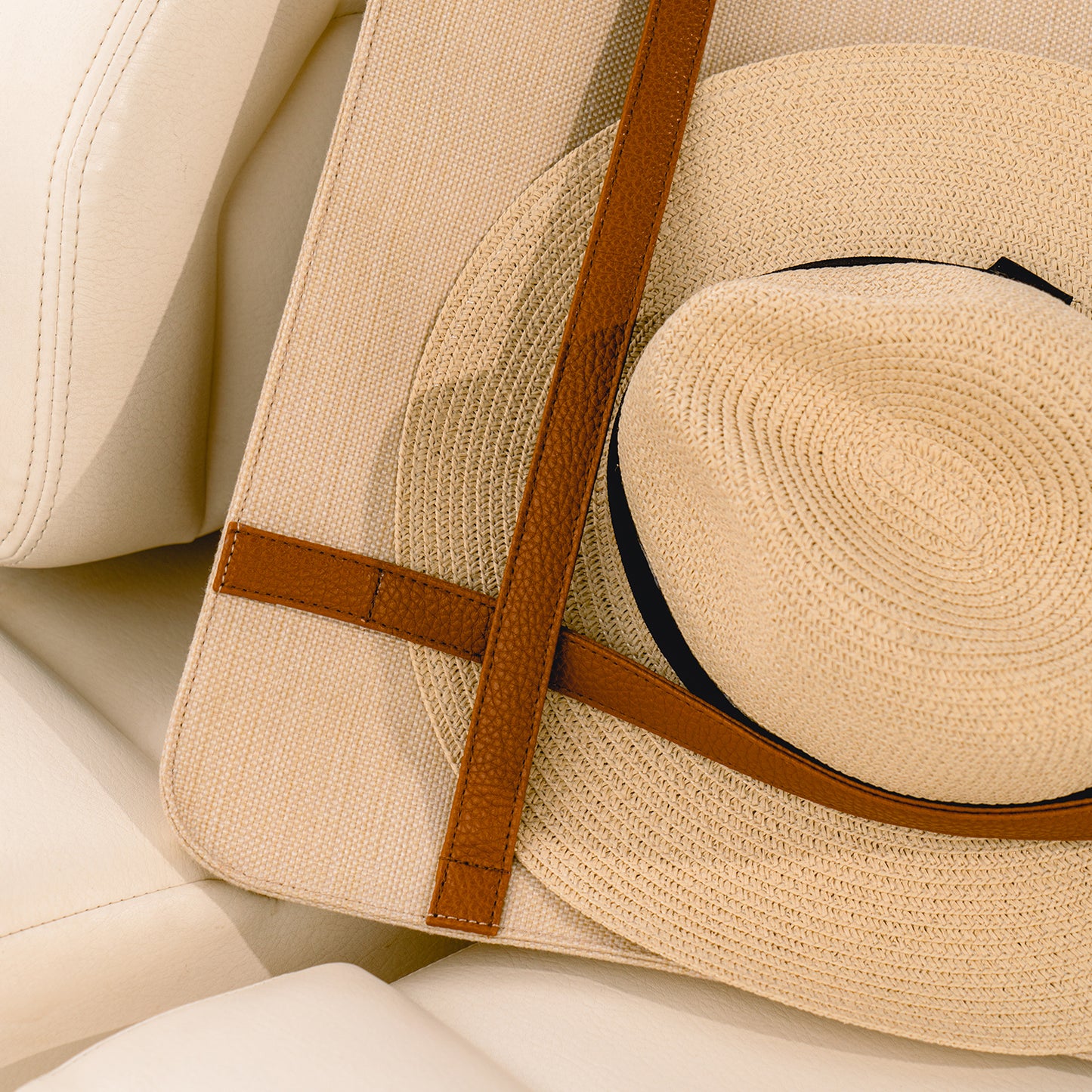 Unisex Brown Bag with hat