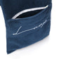Small Navy Pocketed Towel