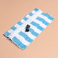 Blue Large Pocketed Towel
