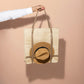 Unisex taupe Bag with hat